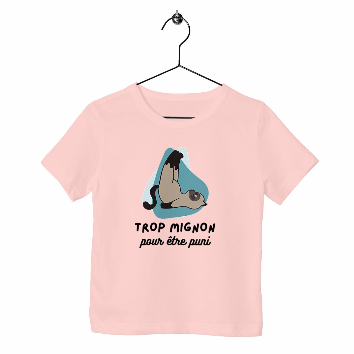 T-shirt enfant Trop mignon pour être puni