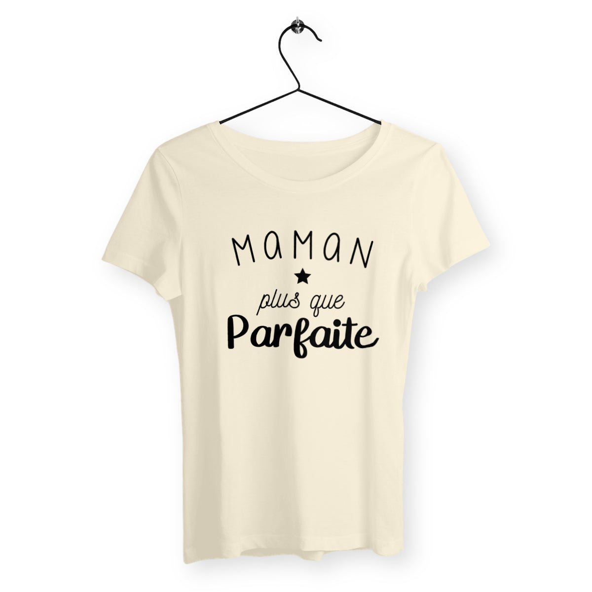 T-shirt femme - Maman plus que parfaite - #shop_name - Premium Plus