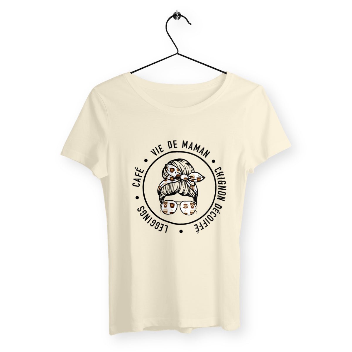 T-shirt femme - Vie de maman - #shop_name - Premium Plus