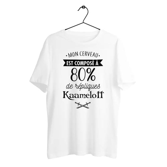T-shirt homme en coton bio 80% de répliques de Kaamelott