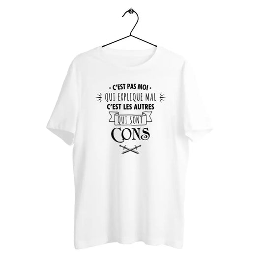 T-shirt homme en coton bio C'est les autres qui sont cons