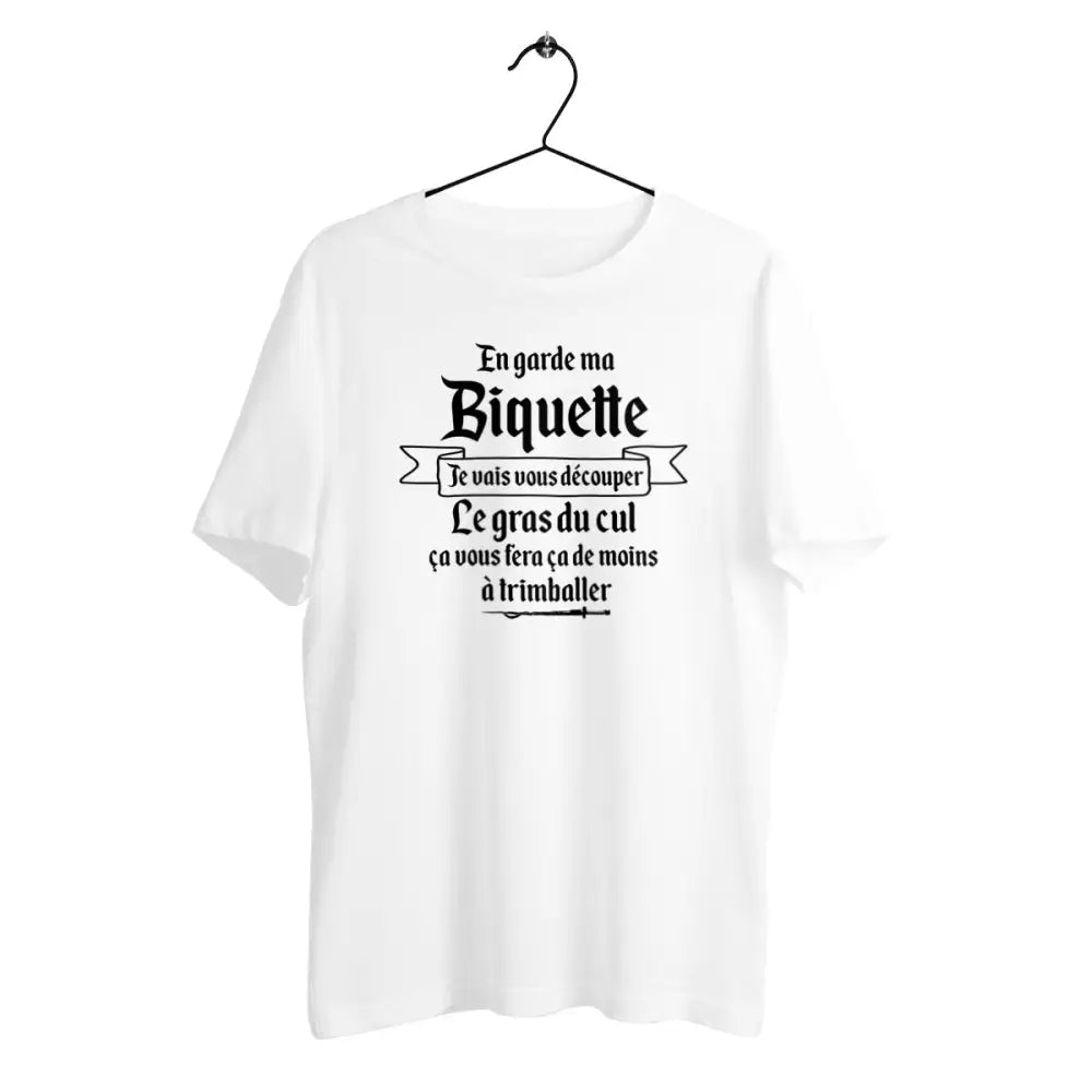 T-shirt homme en coton bio En garde ma biquette