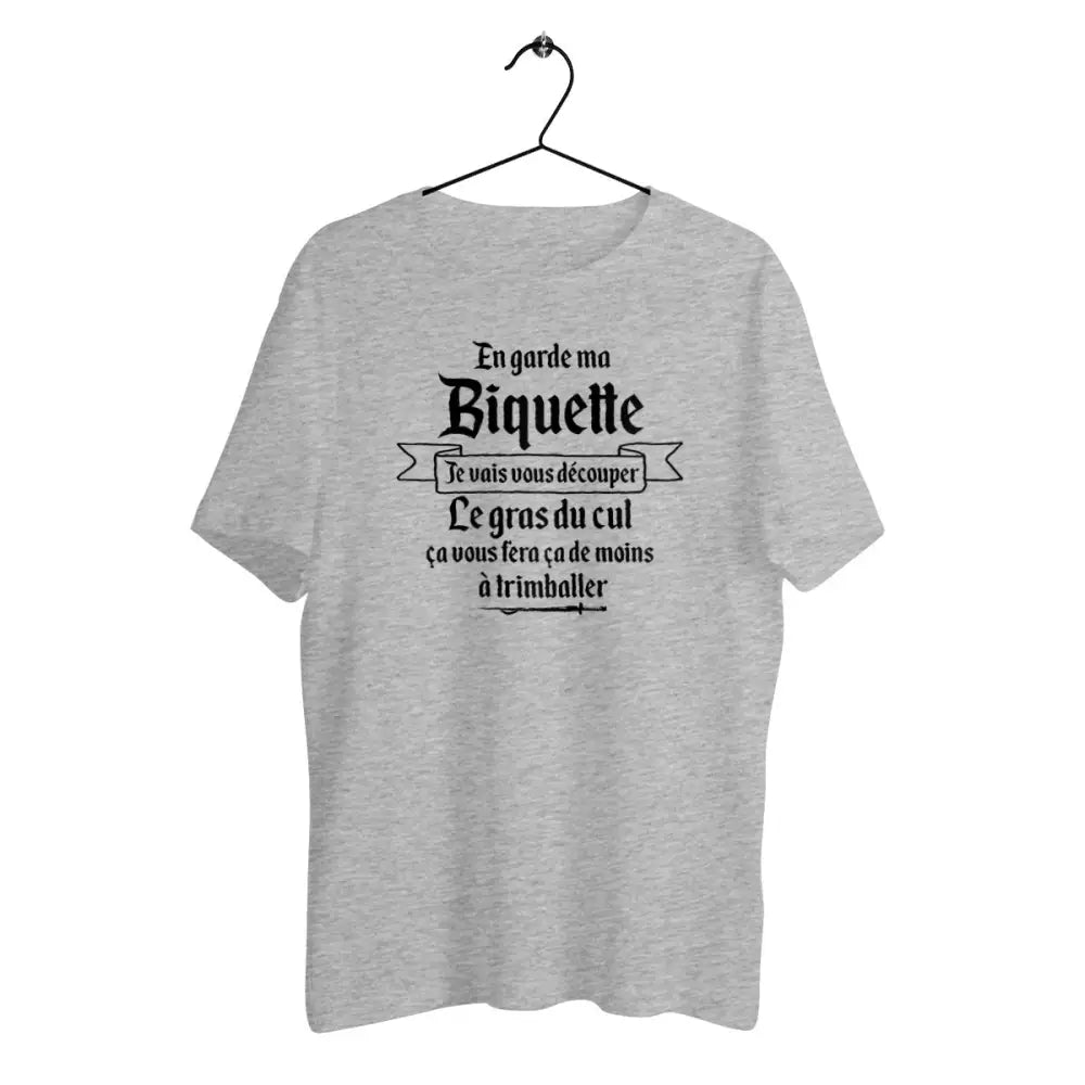 T-shirt homme en coton bio En garde ma biquette