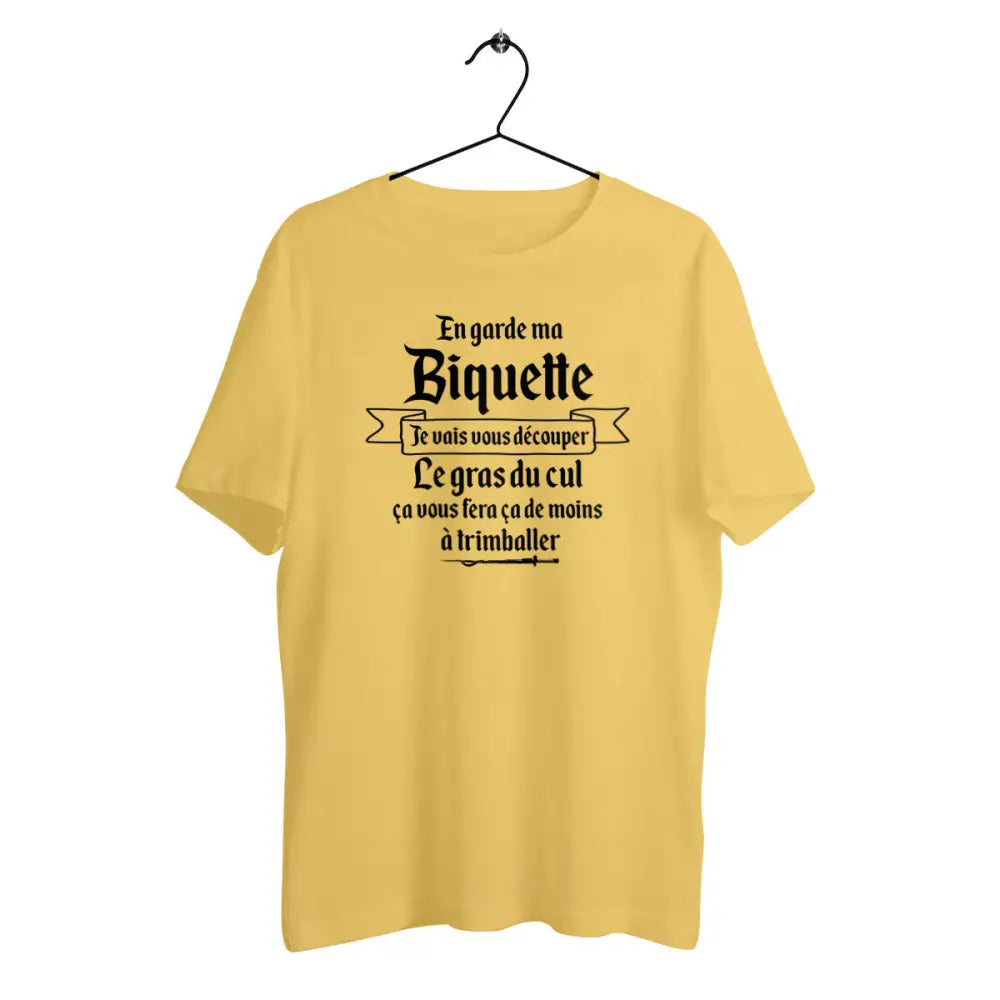 T-shirt homme en coton bio En garde ma biquette