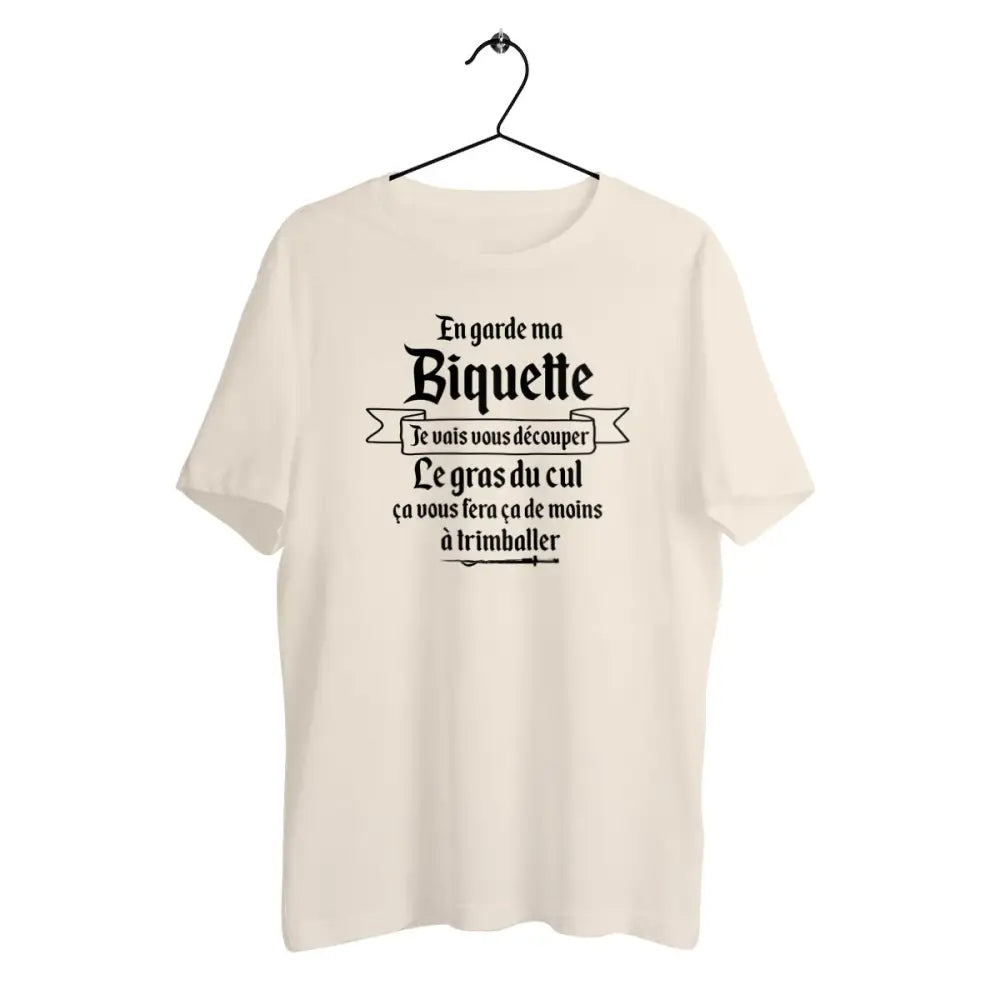 T-shirt homme en coton bio En garde ma biquette