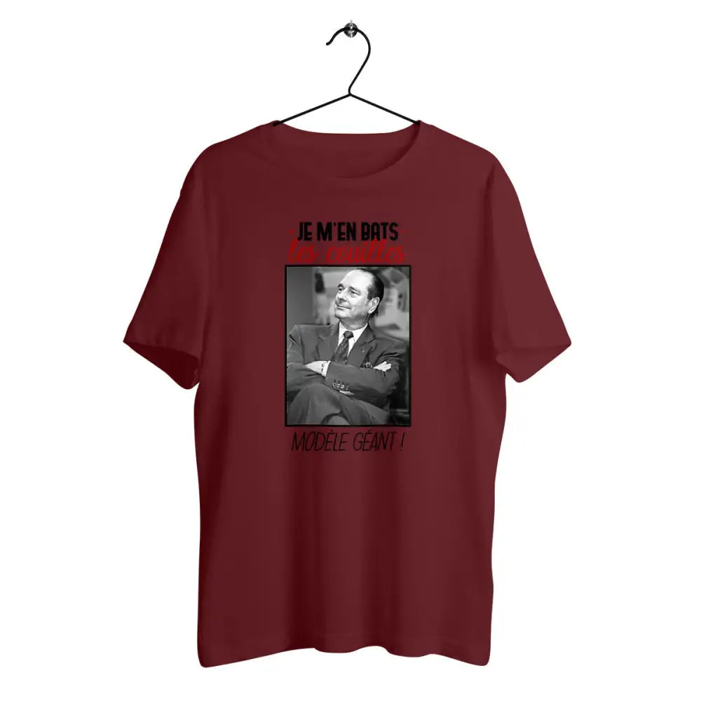 T-shirt homme en coton bio Je m'en bats les couilles