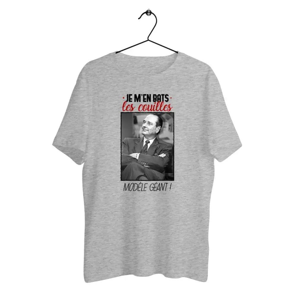 T-shirt homme en coton bio Je m'en bats les couilles