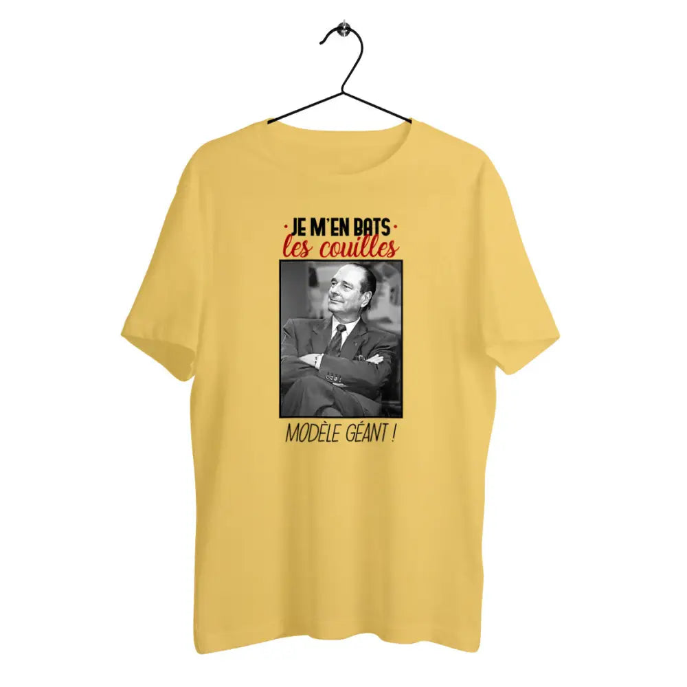T-shirt homme en coton bio Je m'en bats les couilles