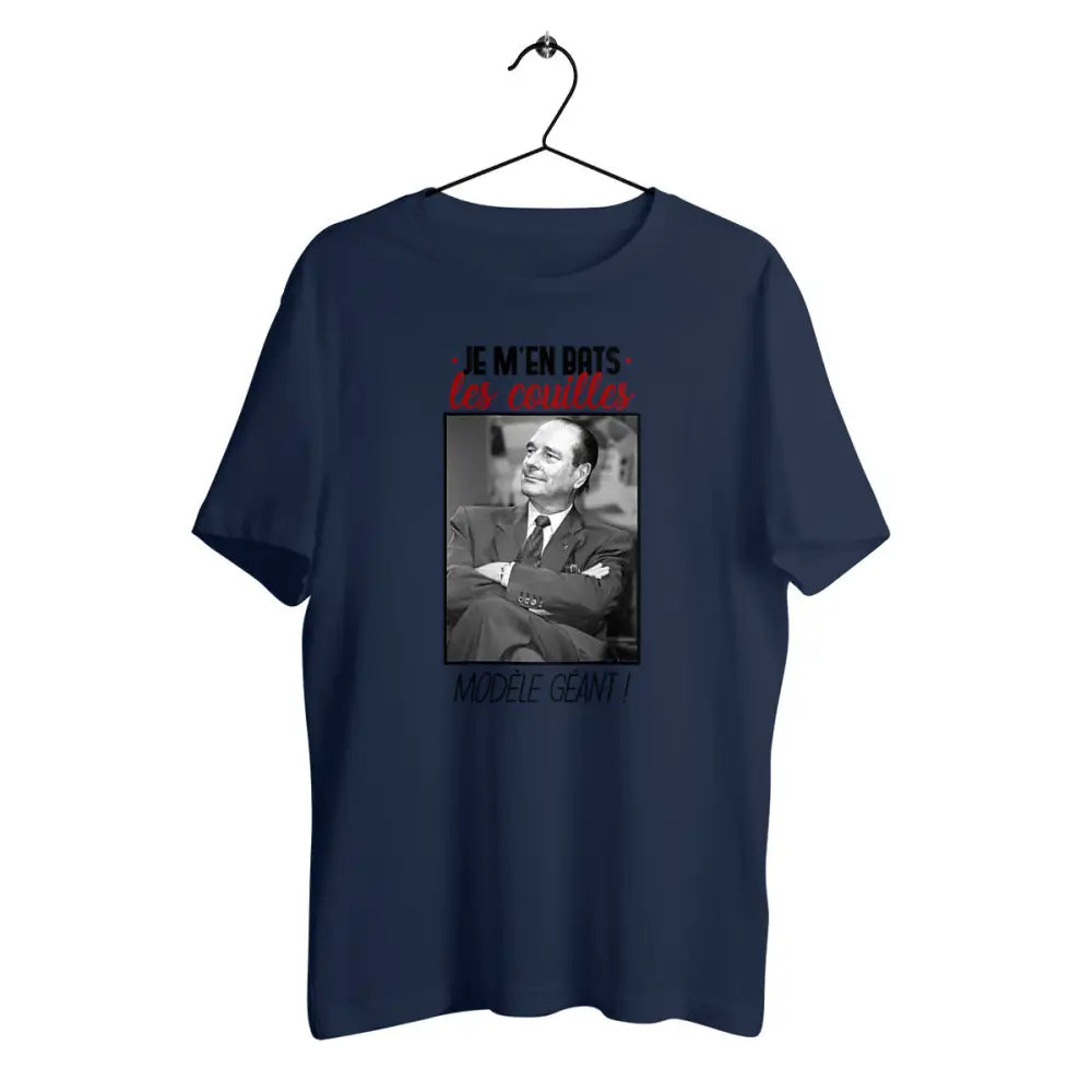 T-shirt homme en coton bio Je m'en bats les couilles