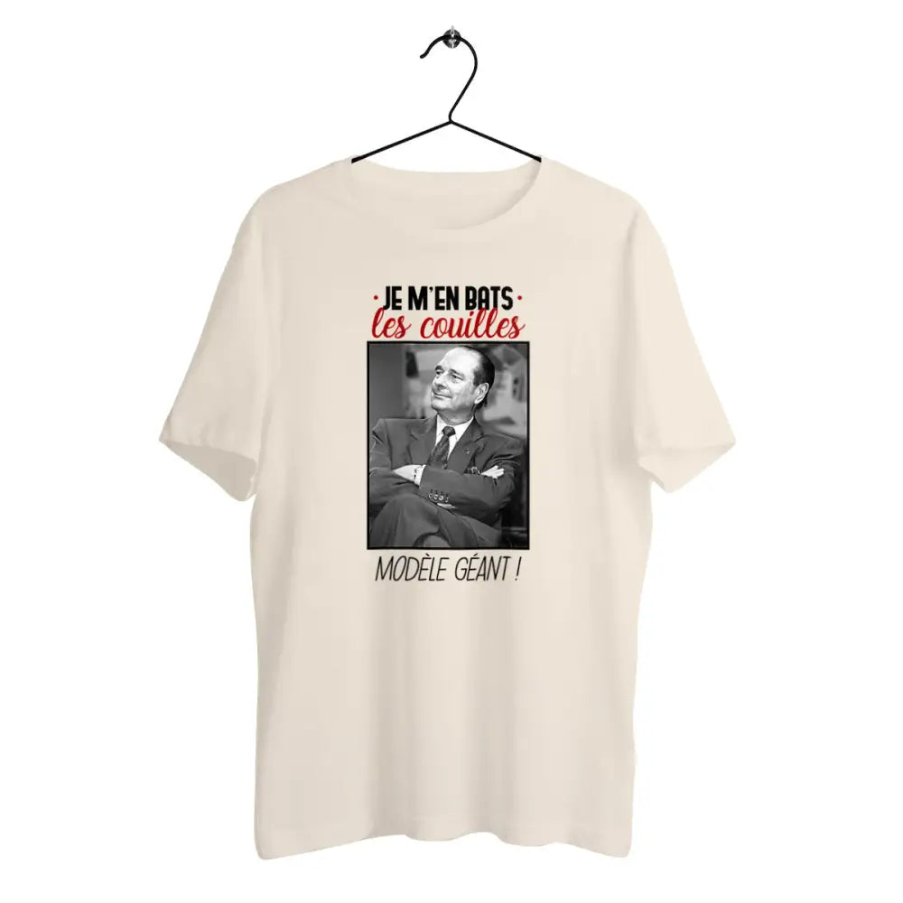 T-shirt homme en coton bio Je m'en bats les couilles