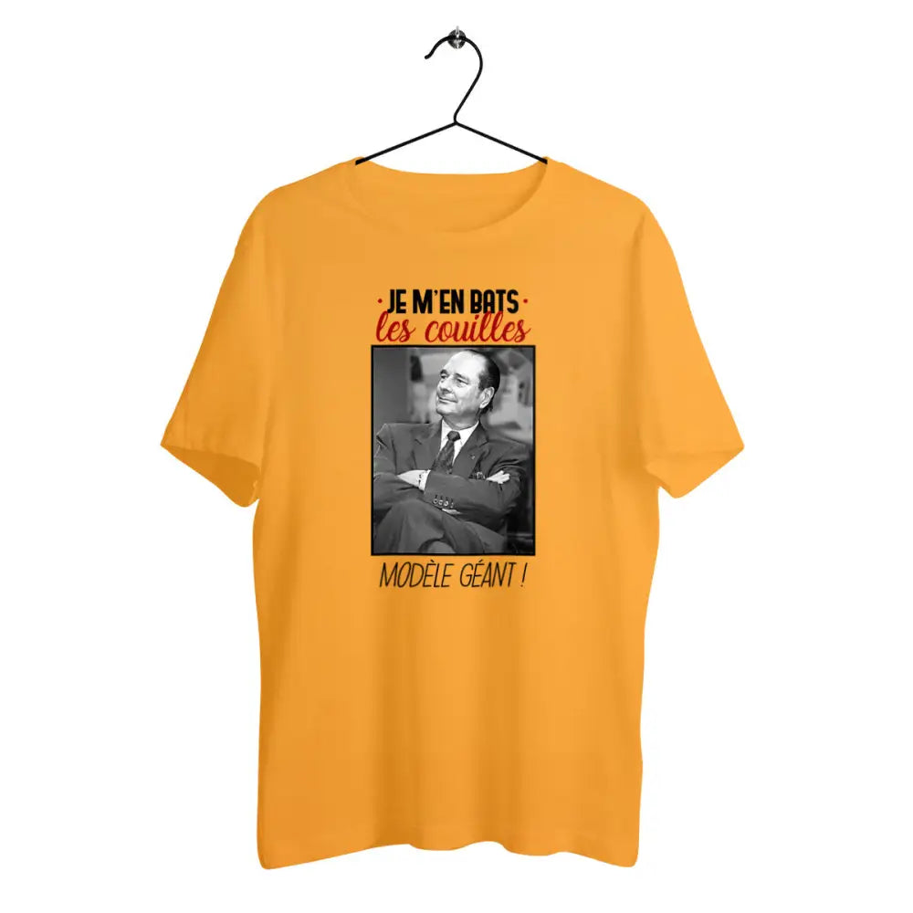 T-shirt homme en coton bio Je m'en bats les couilles