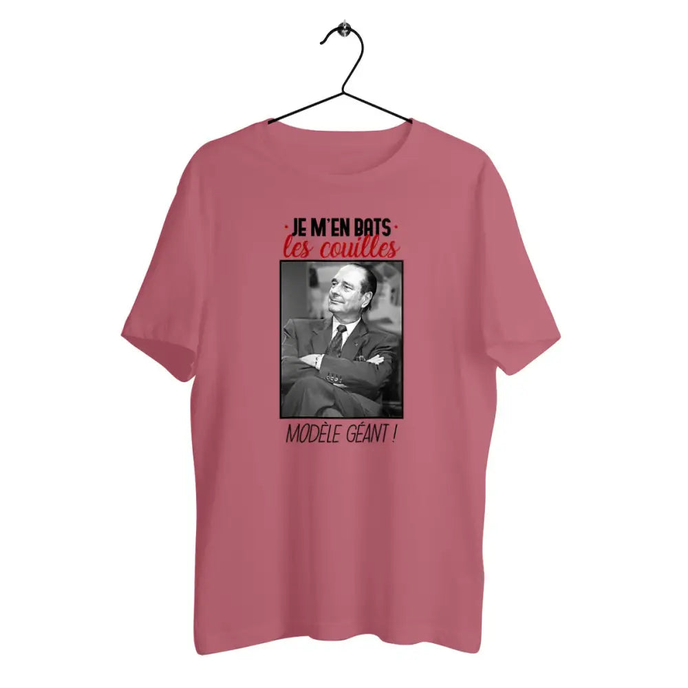 T-shirt homme en coton bio Je m'en bats les couilles