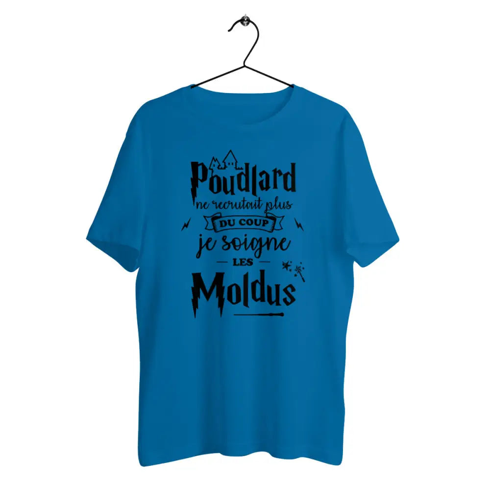 T-shirt homme en coton bio Je soigne les moldus