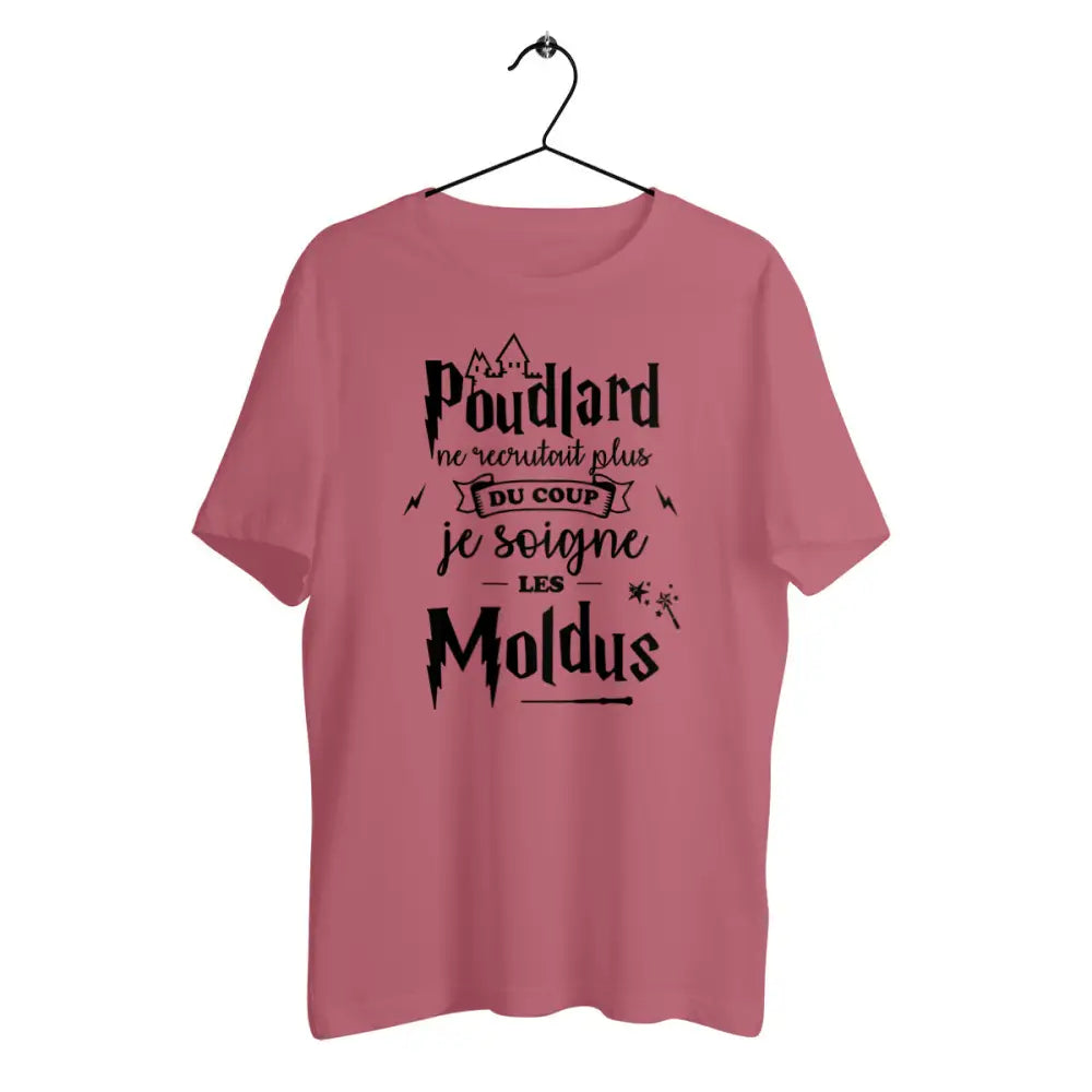 T-shirt homme en coton bio Je soigne les moldus