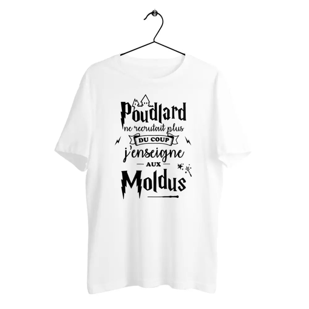 T-shirt homme en coton bio J'enseigne aux moldus