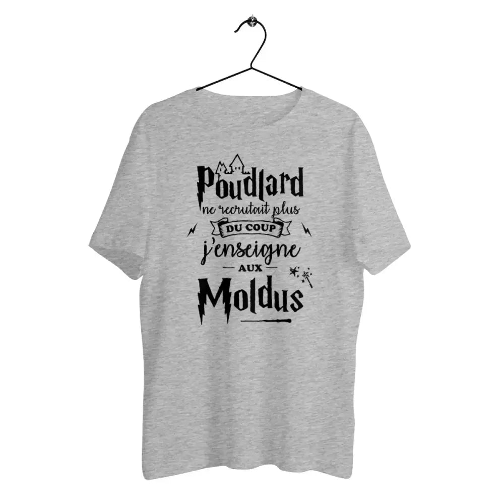 T-shirt homme en coton bio J'enseigne aux moldus