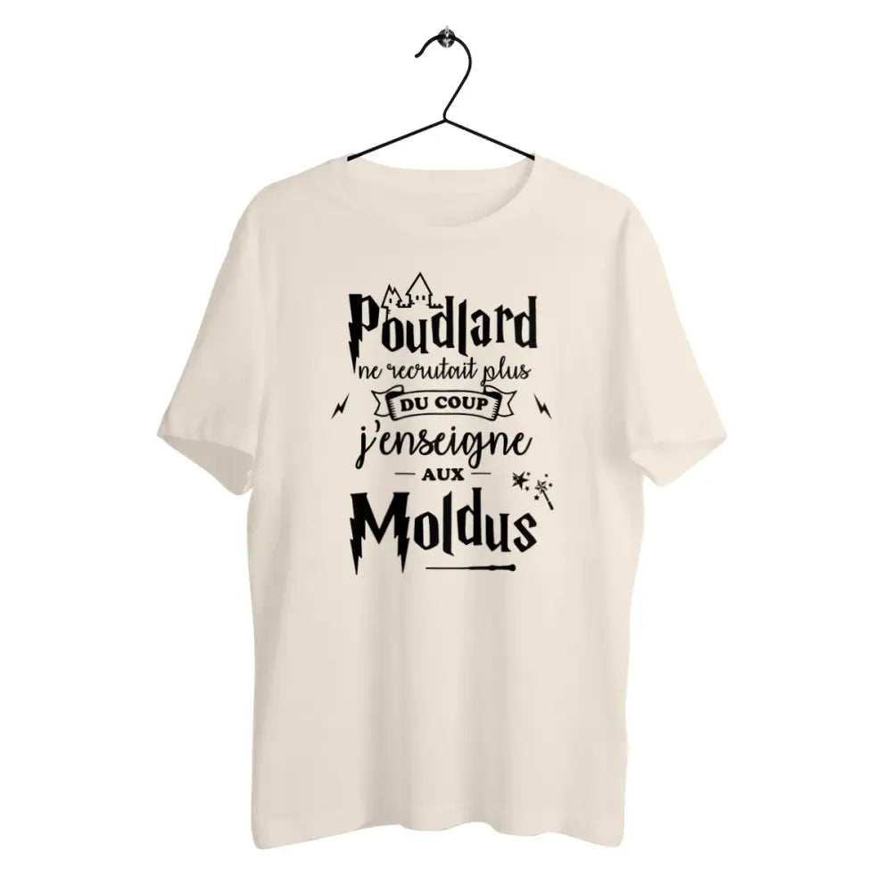 T-shirt homme en coton bio J'enseigne aux moldus