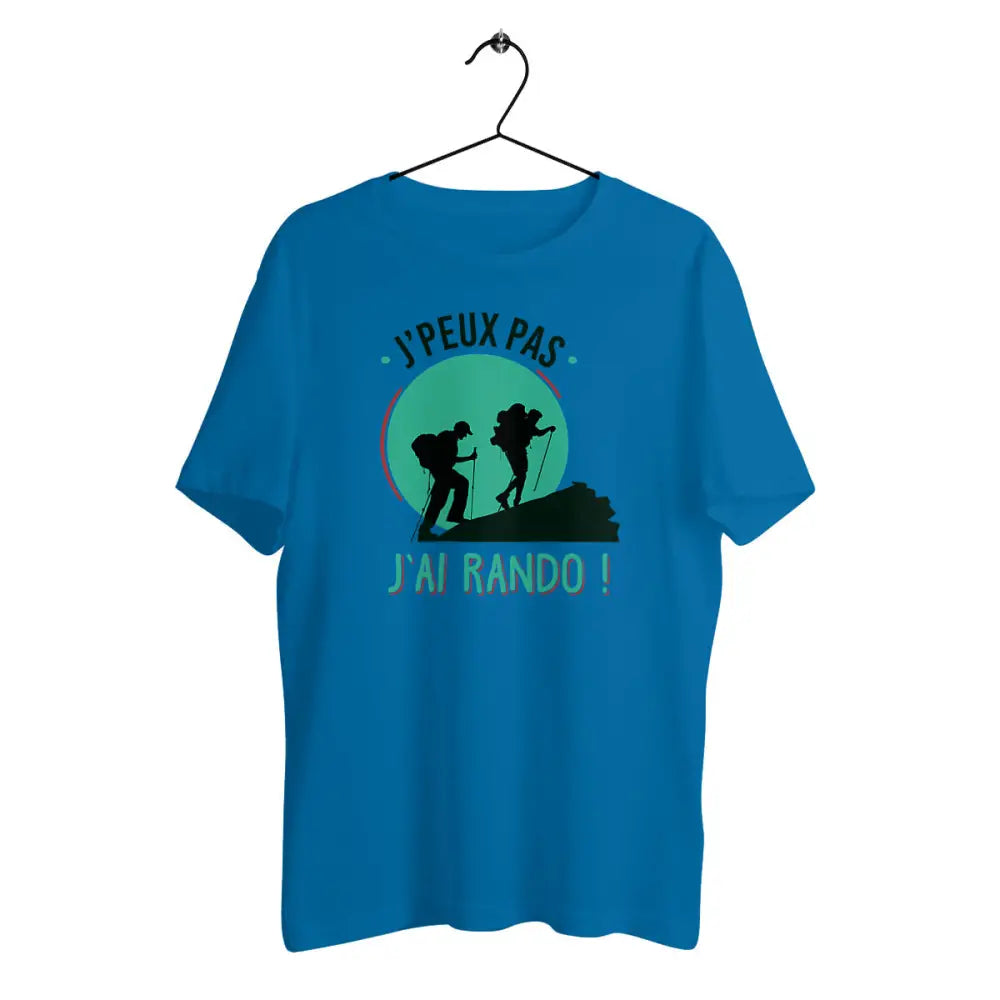 T-shirt homme en coton bio J'peux pas j'ai rando