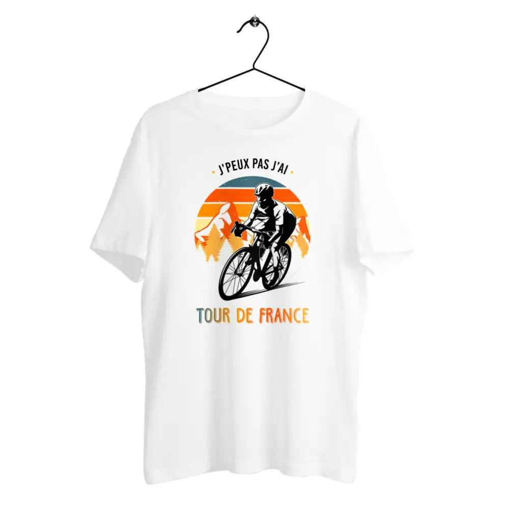 T-shirt homme en coton bio J'peux pas j'ai Tour de France