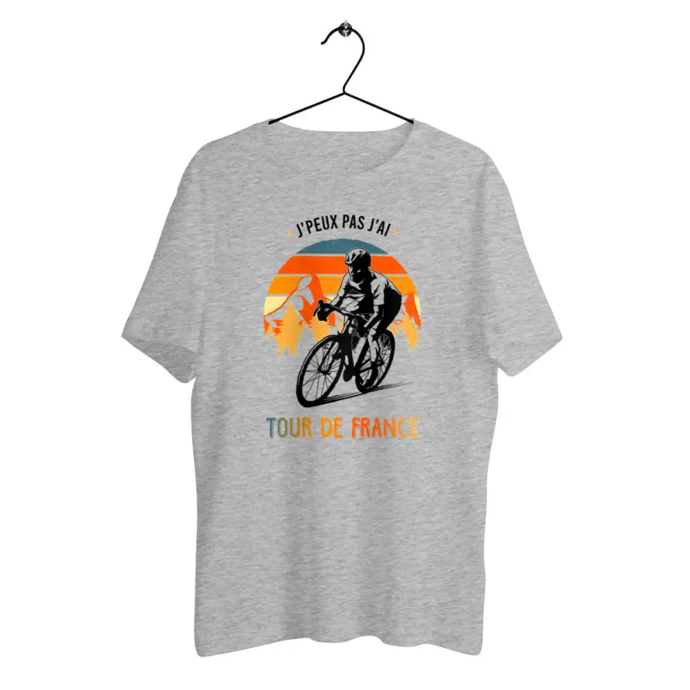 T-shirt homme en coton bio J'peux pas j'ai Tour de France