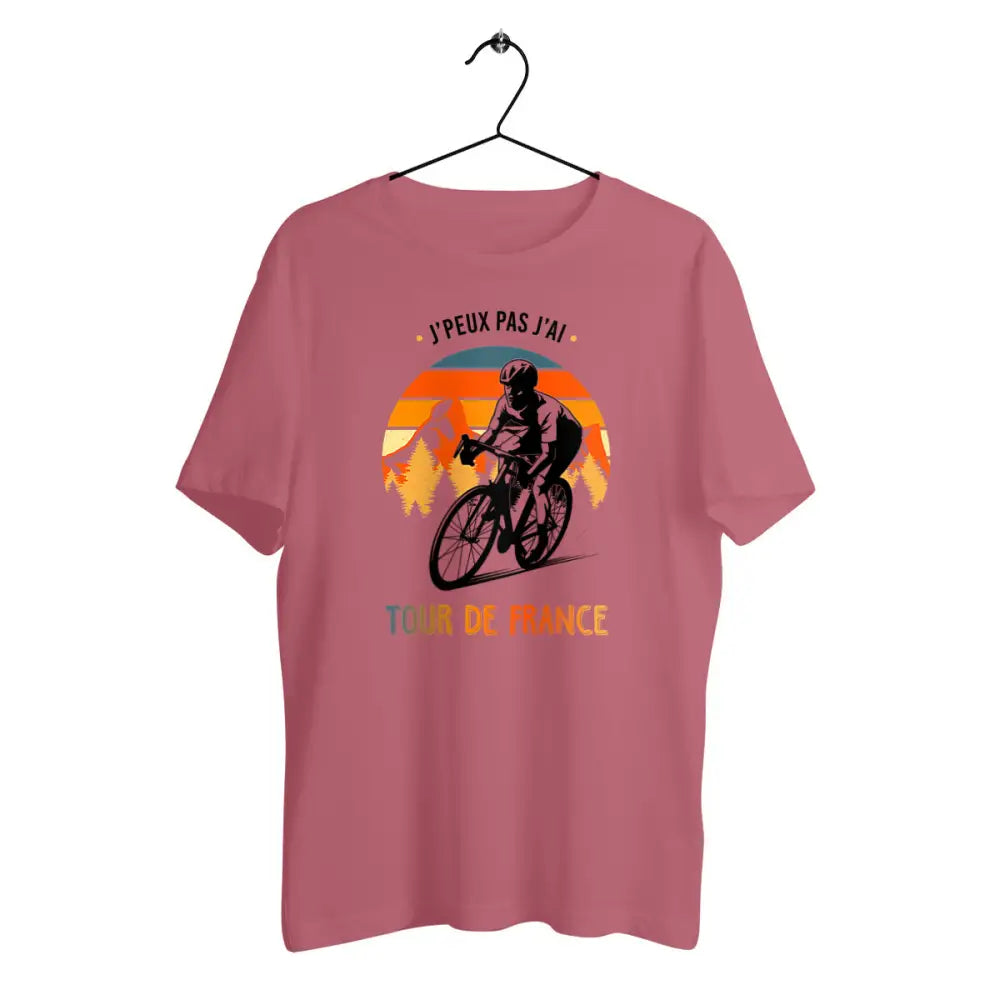 T-shirt homme en coton bio J'peux pas j'ai Tour de France