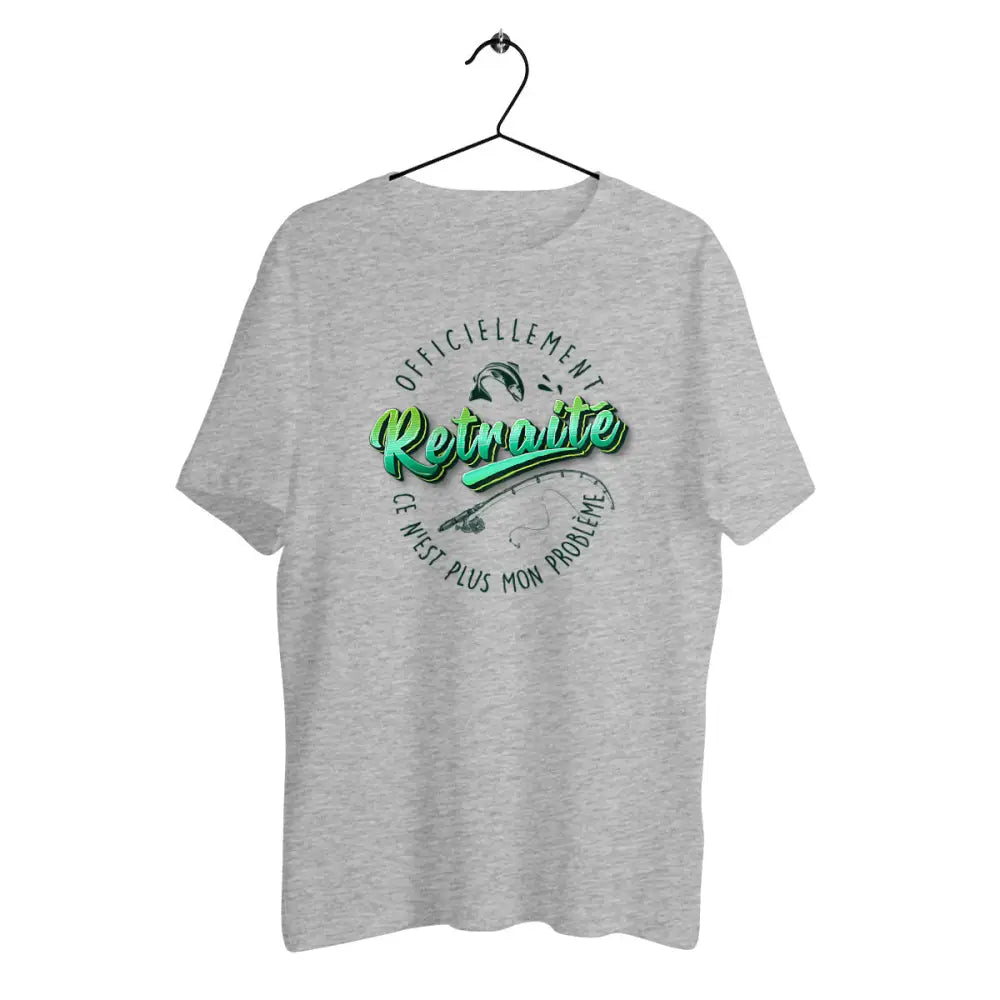 T-shirt homme en coton bio Officiellement retraité