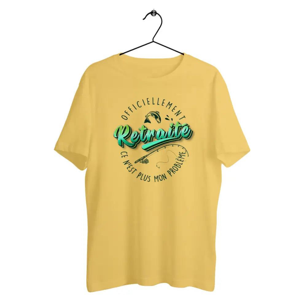 T-shirt homme en coton bio Officiellement retraité