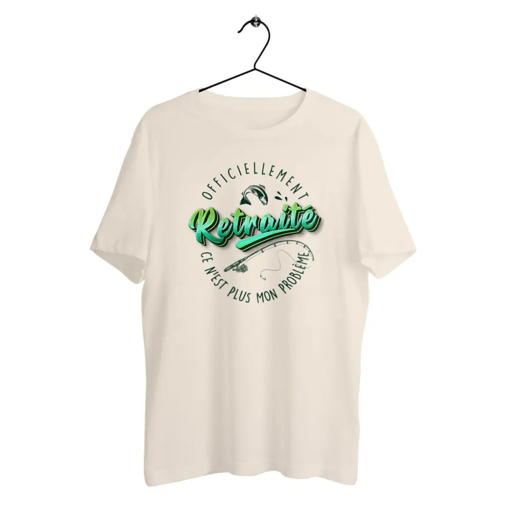 T-shirt homme en coton bio Officiellement retraité