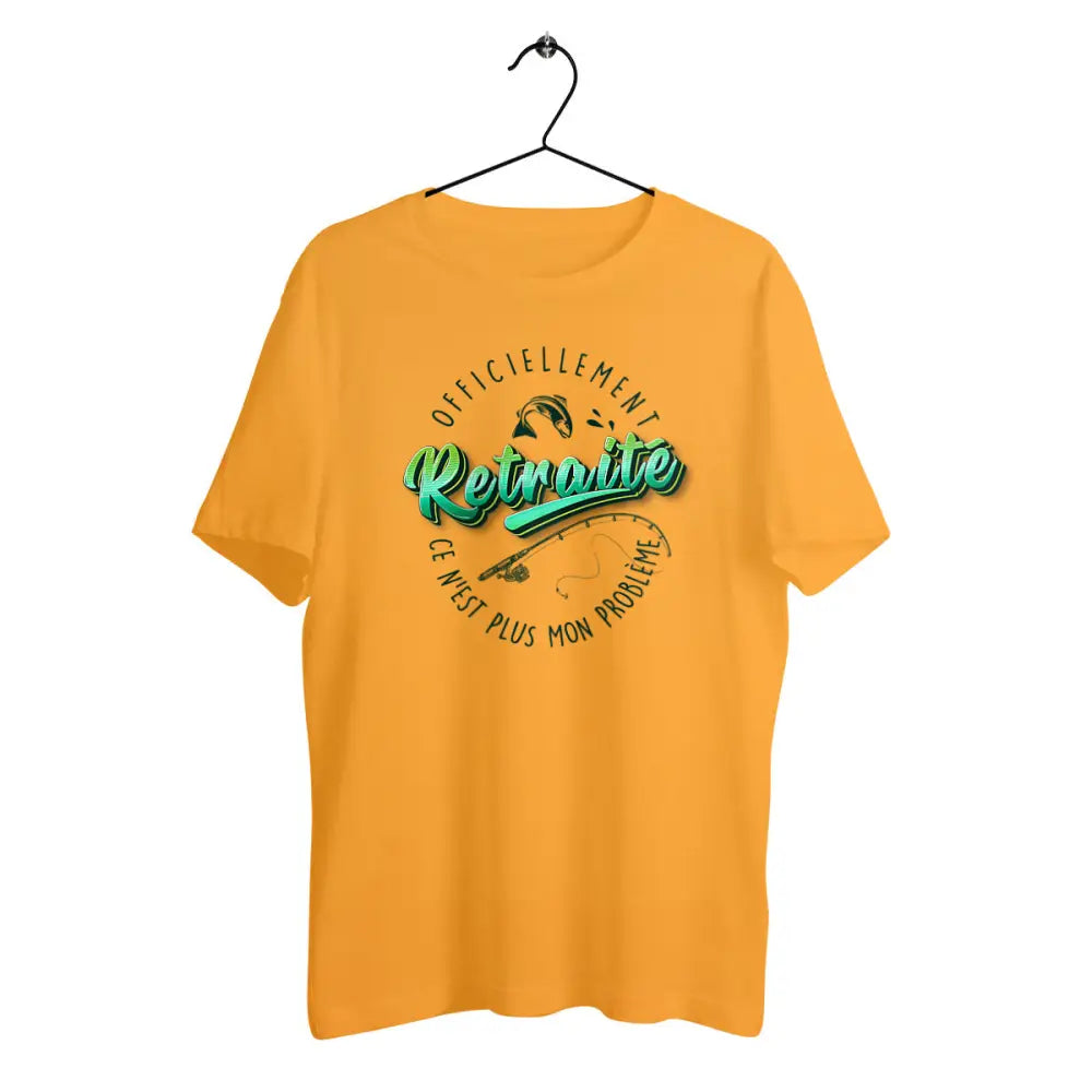 T-shirt homme en coton bio Officiellement retraité