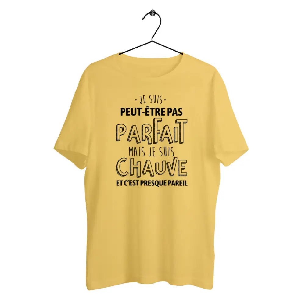 T-shirt homme en coton bio Parfait et chauve