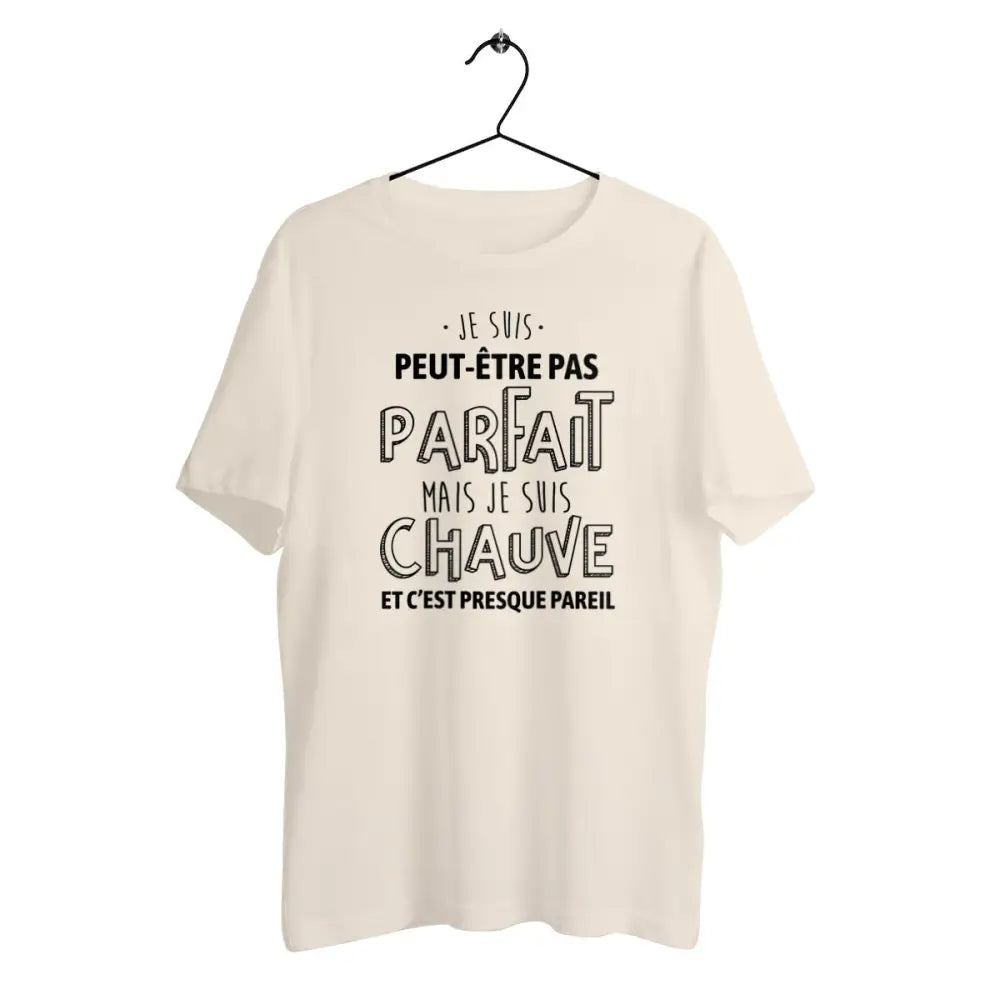 T-shirt homme en coton bio Parfait et chauve