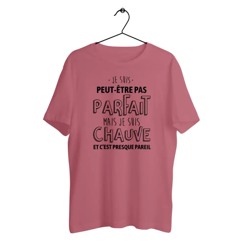 T-shirt homme en coton bio Parfait et chauve