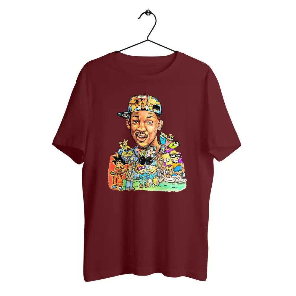 T-shirt Homme épais Personnages années 90