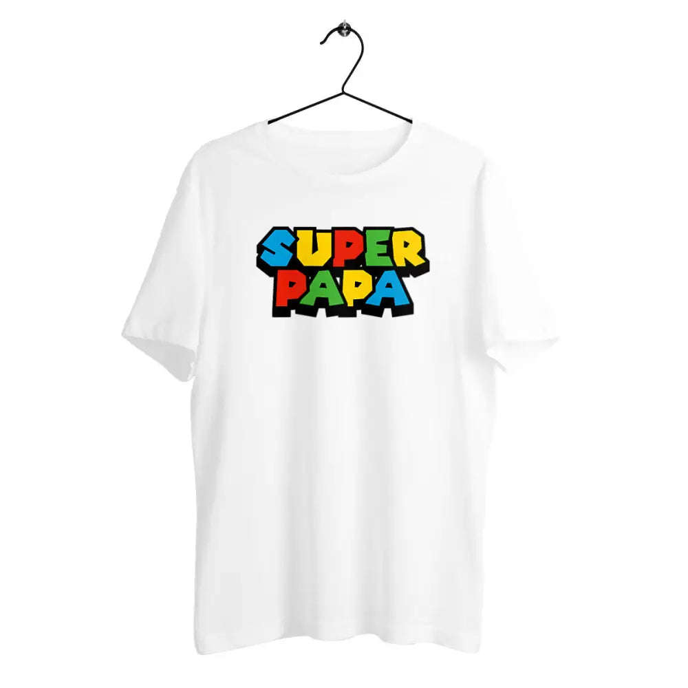 T-shirt homme en coton bio Super papa