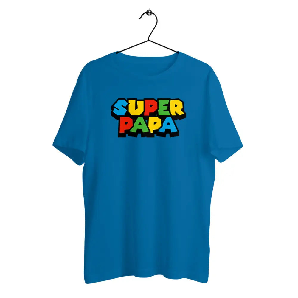 T-shirt homme en coton bio Super papa