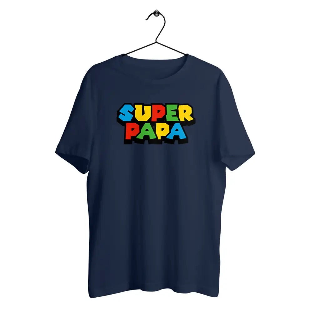 T-shirt homme en coton bio Super papa