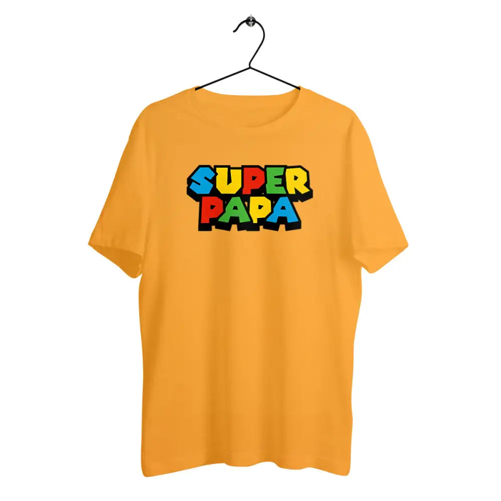 T-shirt homme en coton bio Super papa