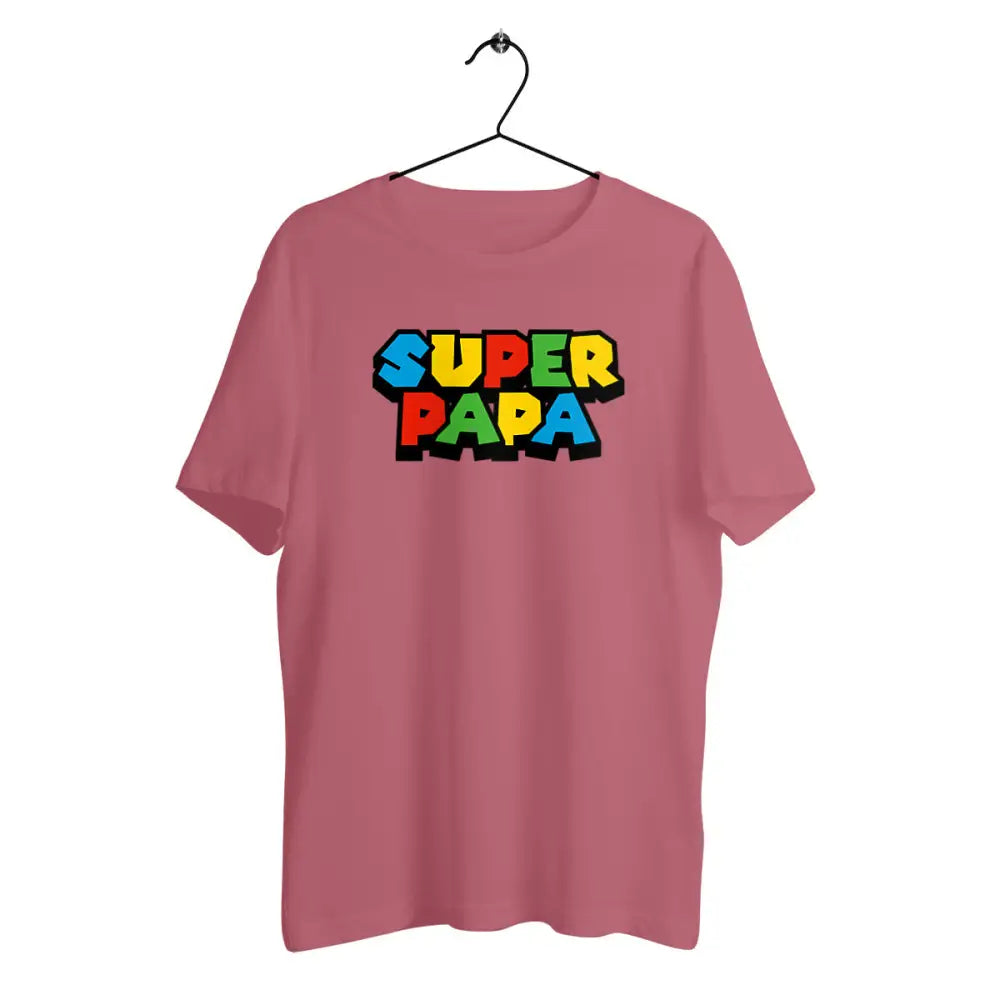 T-shirt homme en coton bio Super papa