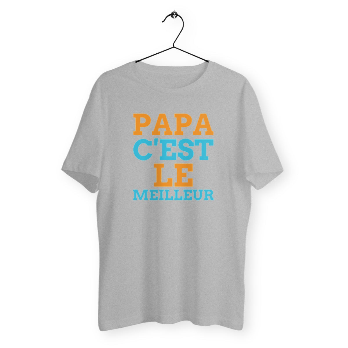 T-shirt homme col rond - Papa c'est le meilleur