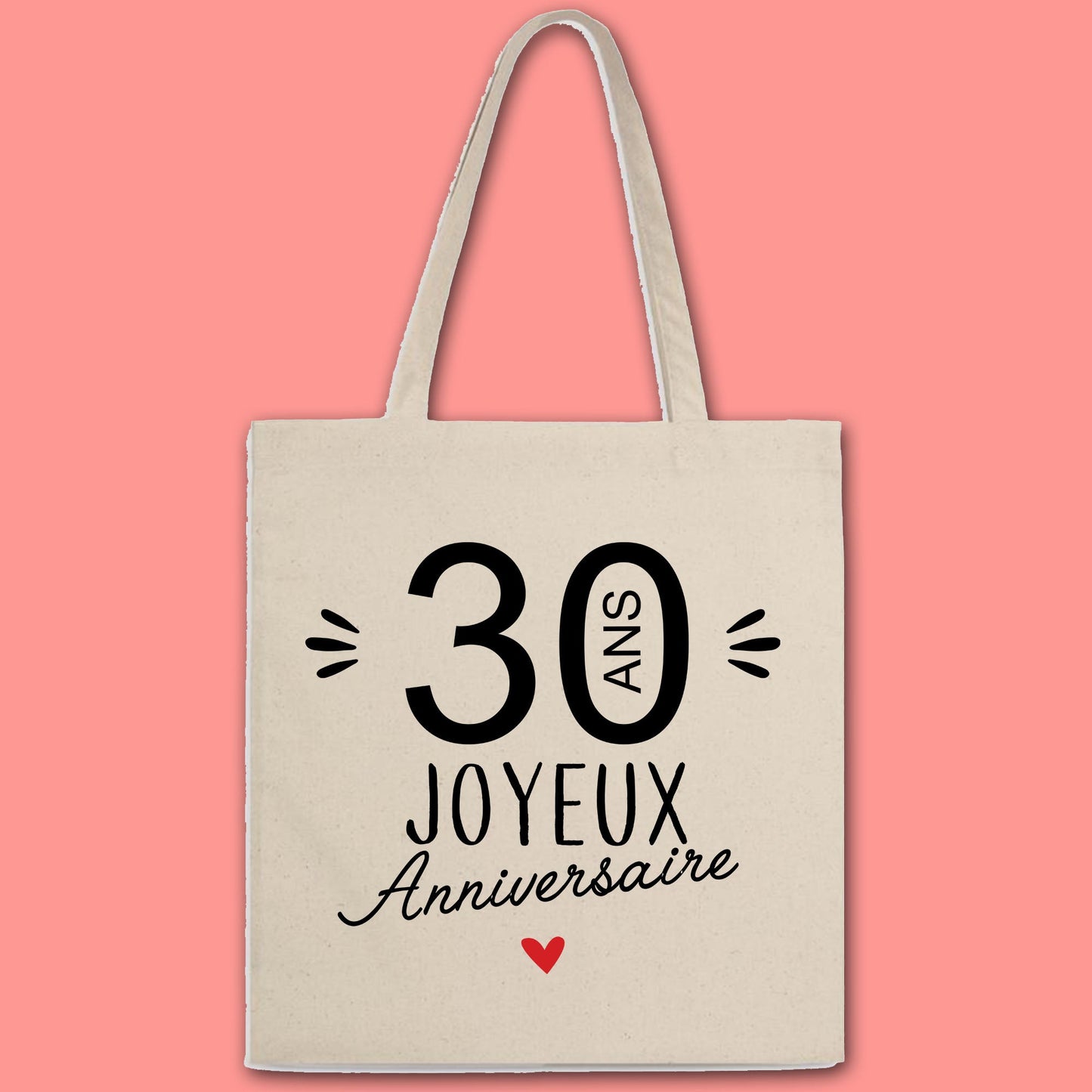 Totebag 30 Ans Joyeux Anniversaire