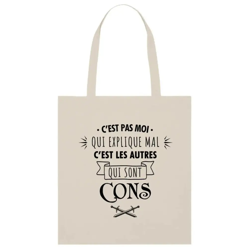 Totebag en Coton Bio C'est les autres qui sont cons