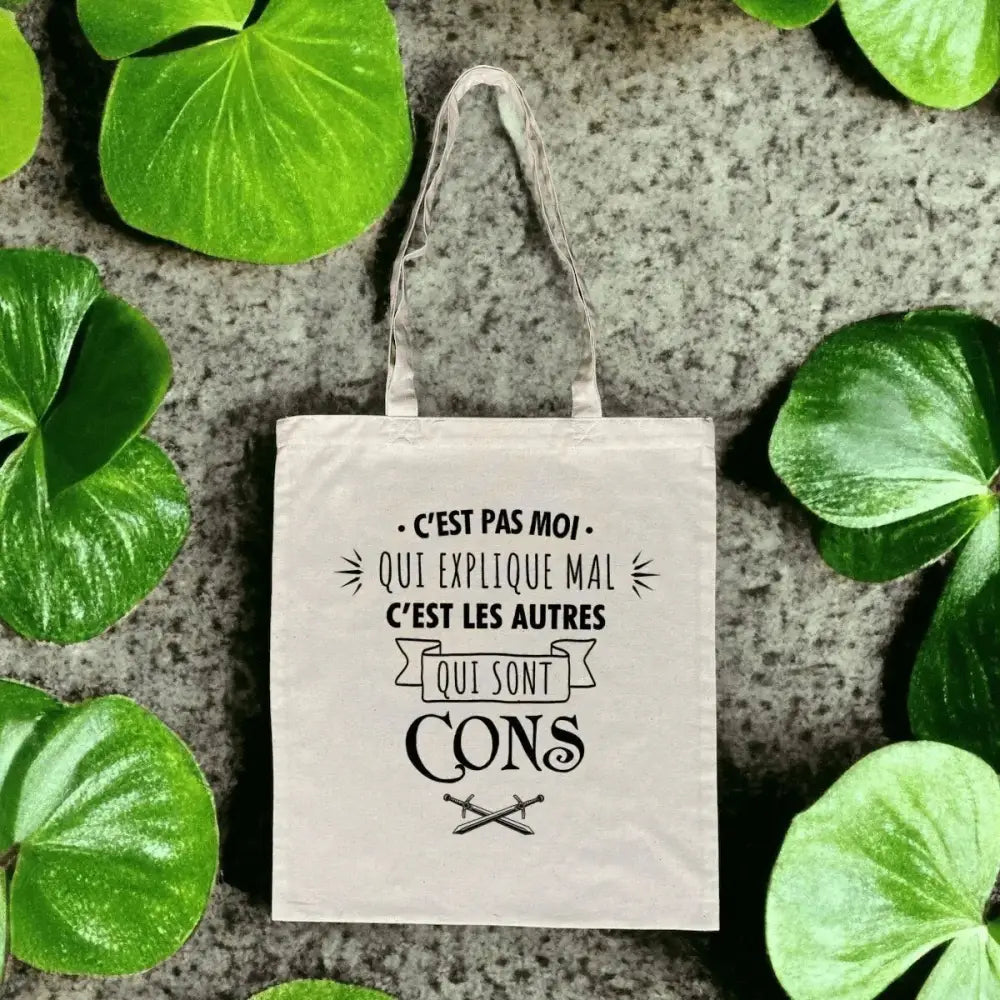 Totebag en Coton Bio C'est les autres qui sont cons