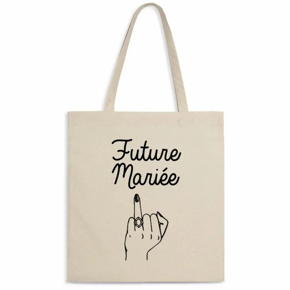 Totebag Future Mariée bague fiançailles