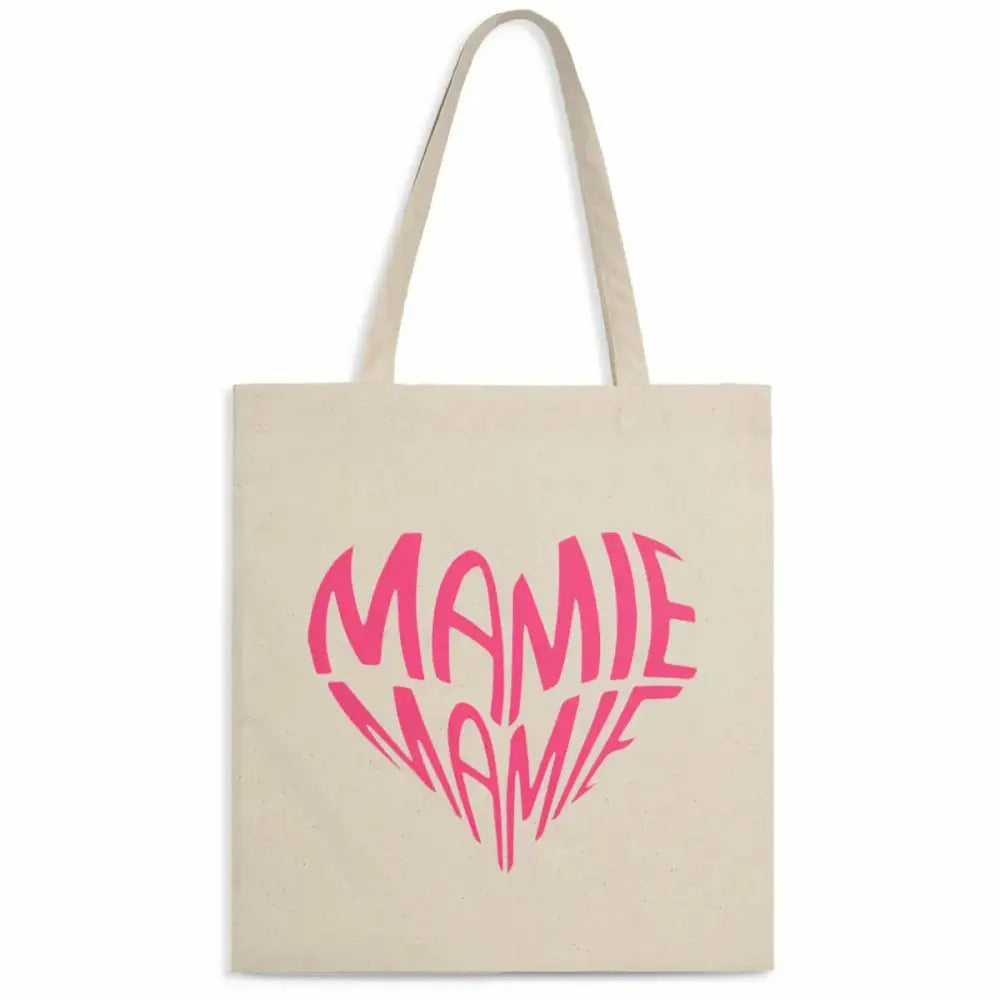 Totebag en Coton Bio Mamie cœur