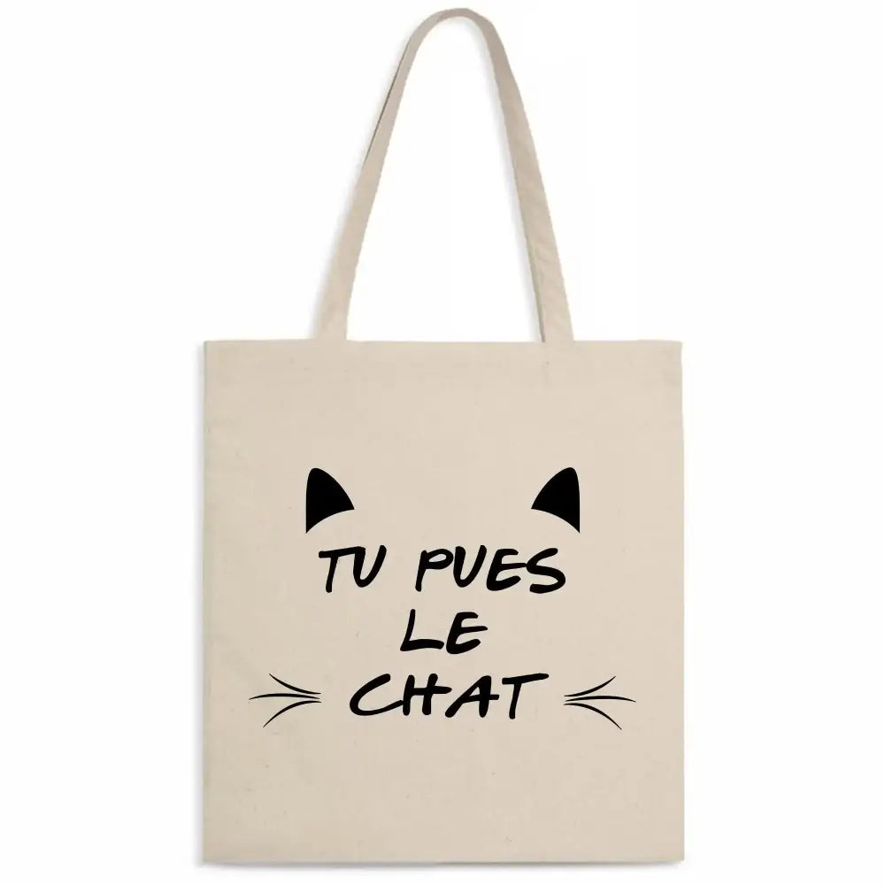 Totebag Tu pues le chat