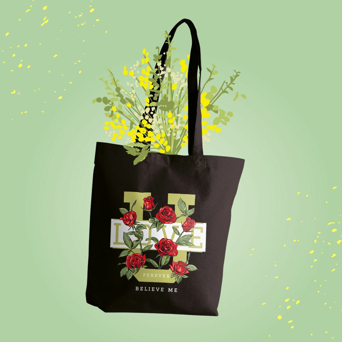 Totebag épais Love U Forever