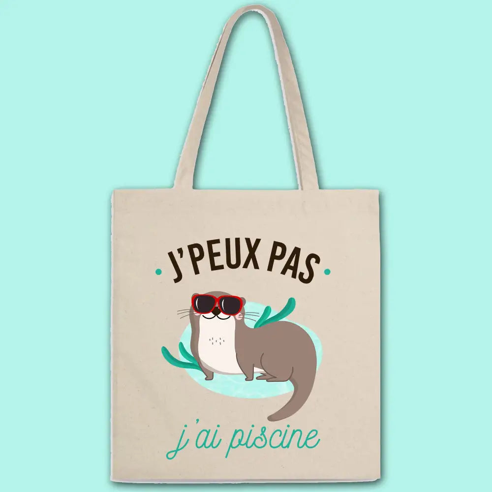 Totebag J'peux pas j'ai piscine