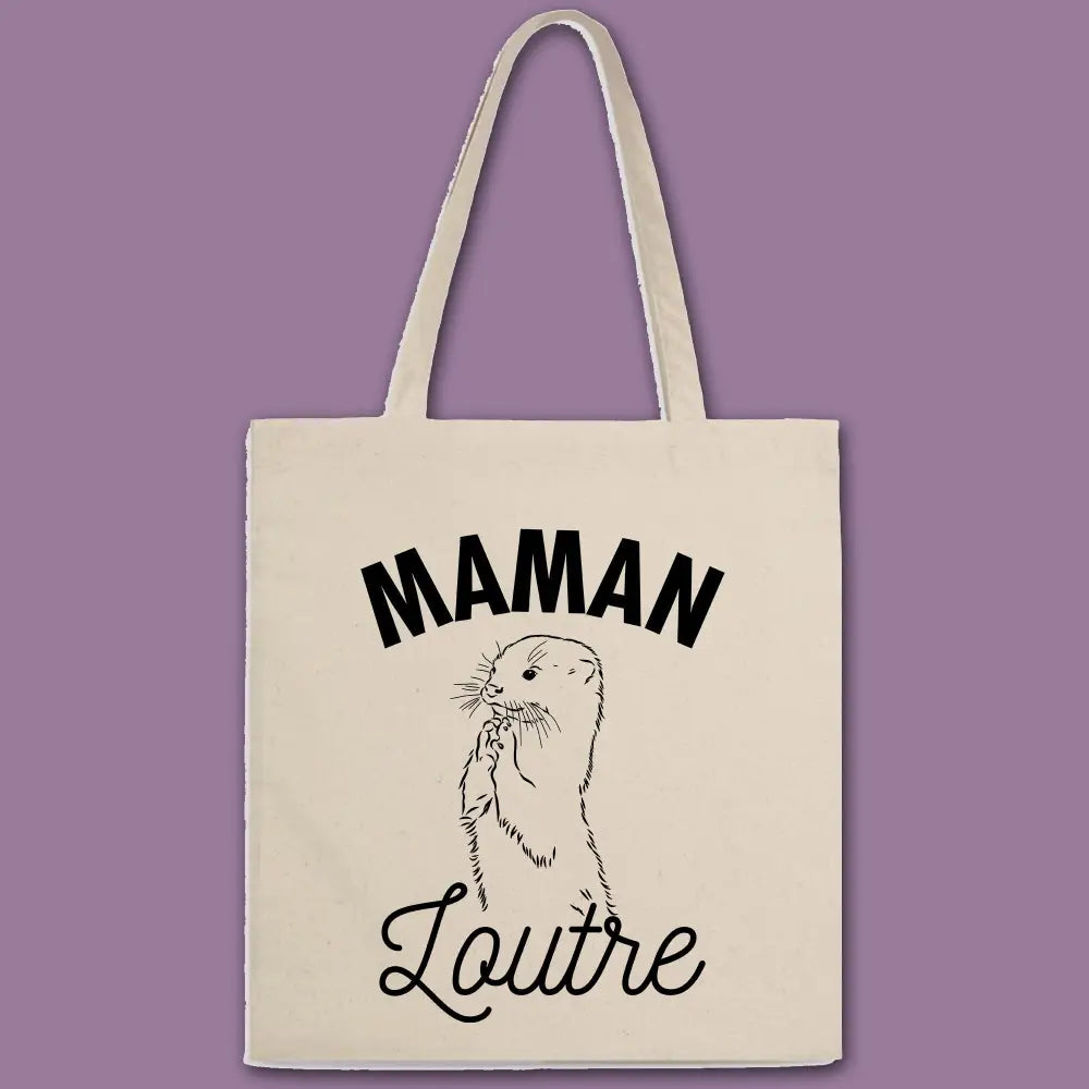 Totebag Maman loutre