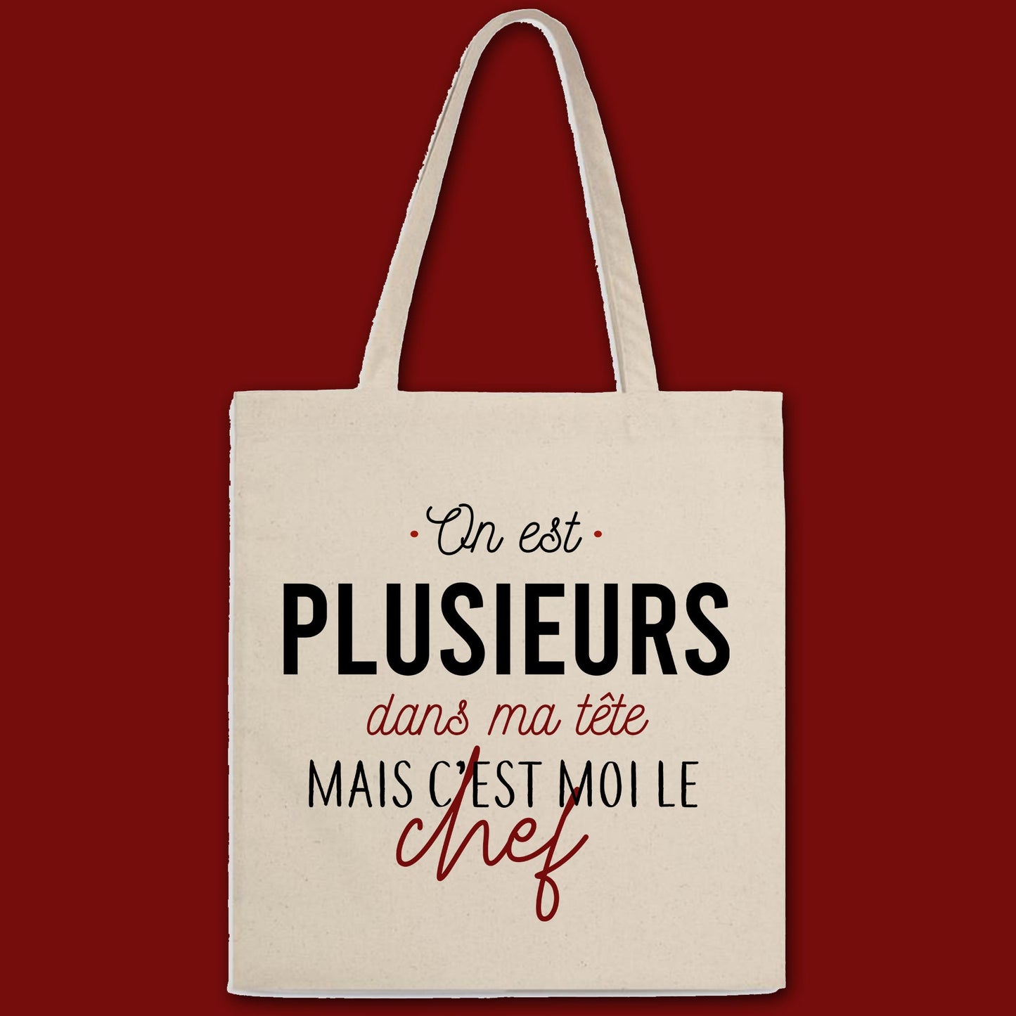 Totebag On est plusieurs dans ma tête