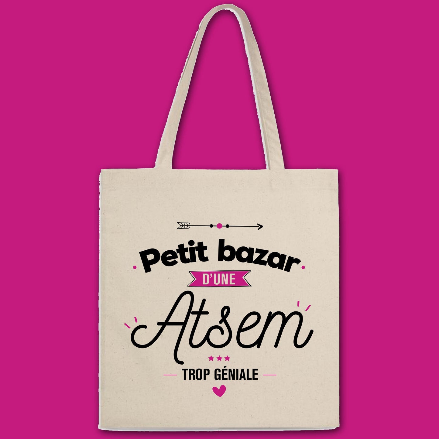 Totebag Petit bazar d'une atsem